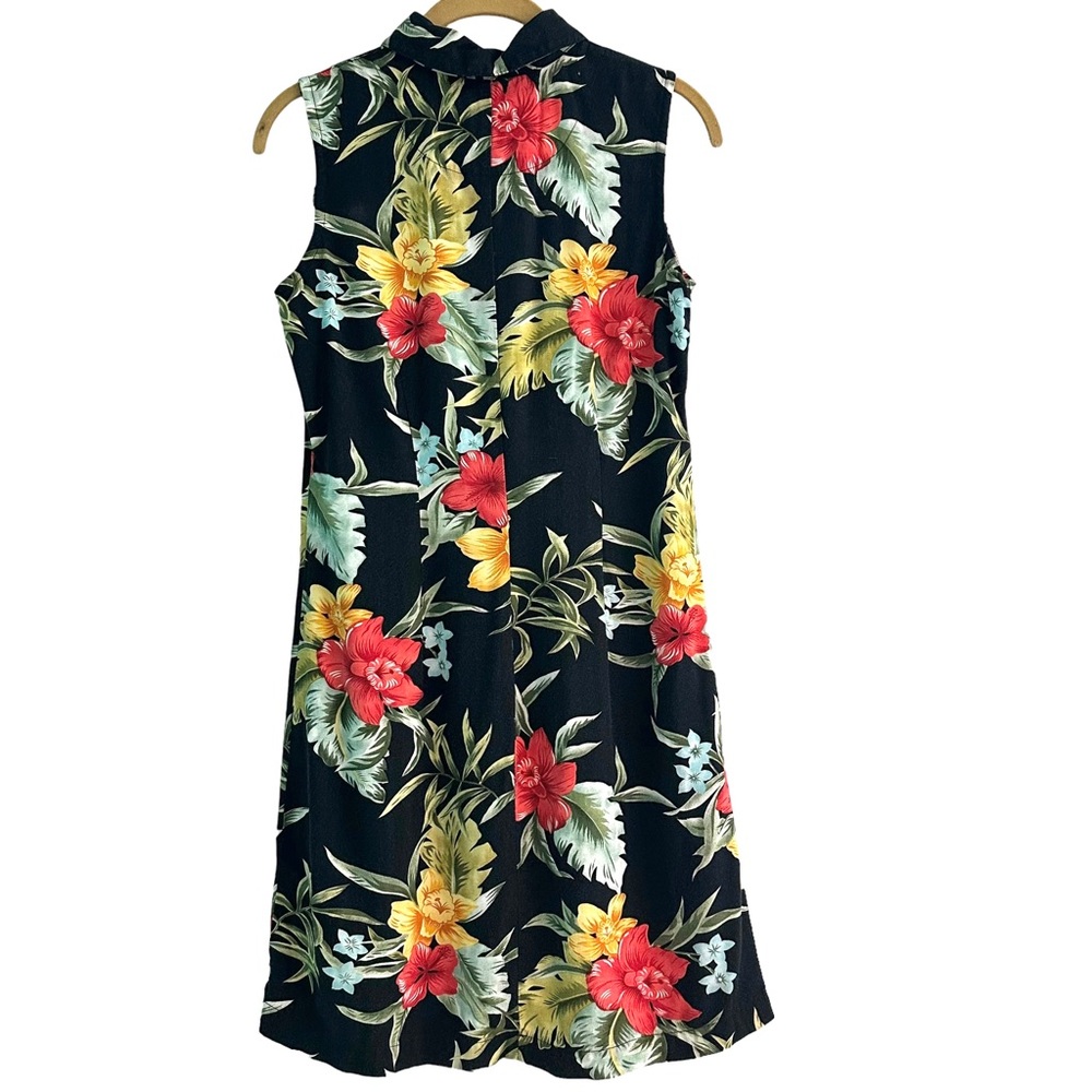 Caribbean Joe Vintage 90's Sleeveless Hensley Style Tropical Summer Dress - S